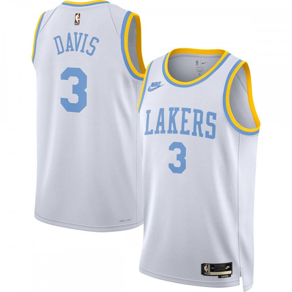Anthony Davis Los Angeles Lakers 2022/23 Swingman Jersey White - Classic Edition-Pro Kit Vault | Brand New 26/27 Sports Jerseys